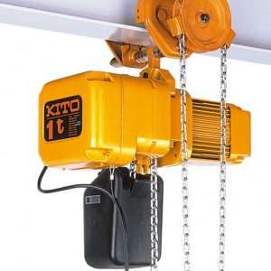 TECLE ELÉCTRICO CON CARRO A CADENA KITO